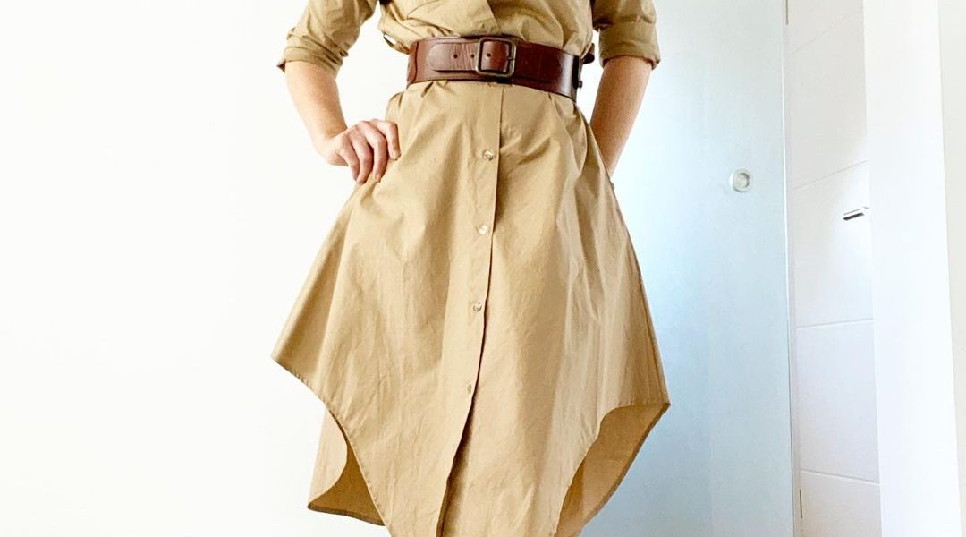 Der breite Gürtel für die Taille